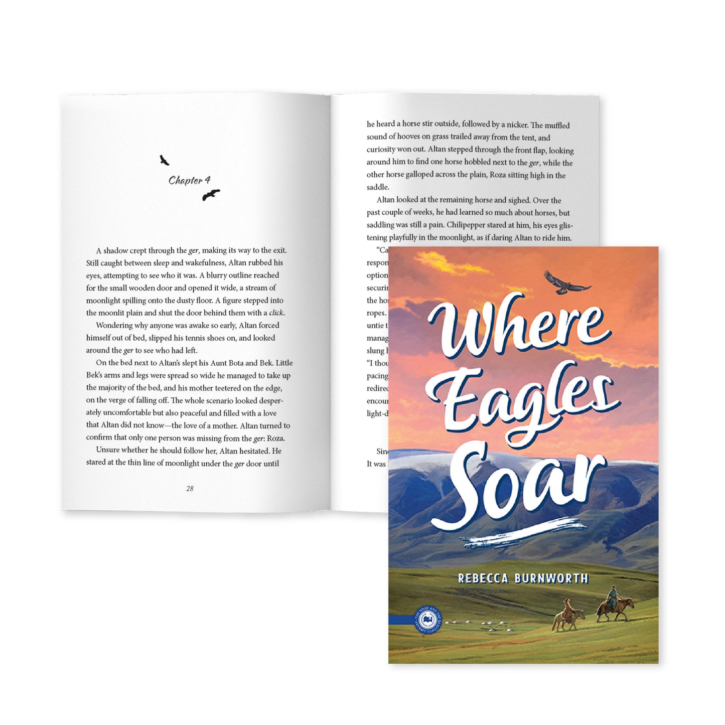 The cover of the book "Where Eagles Soar" by Reecca Burnworth | The Good and the Beautiful