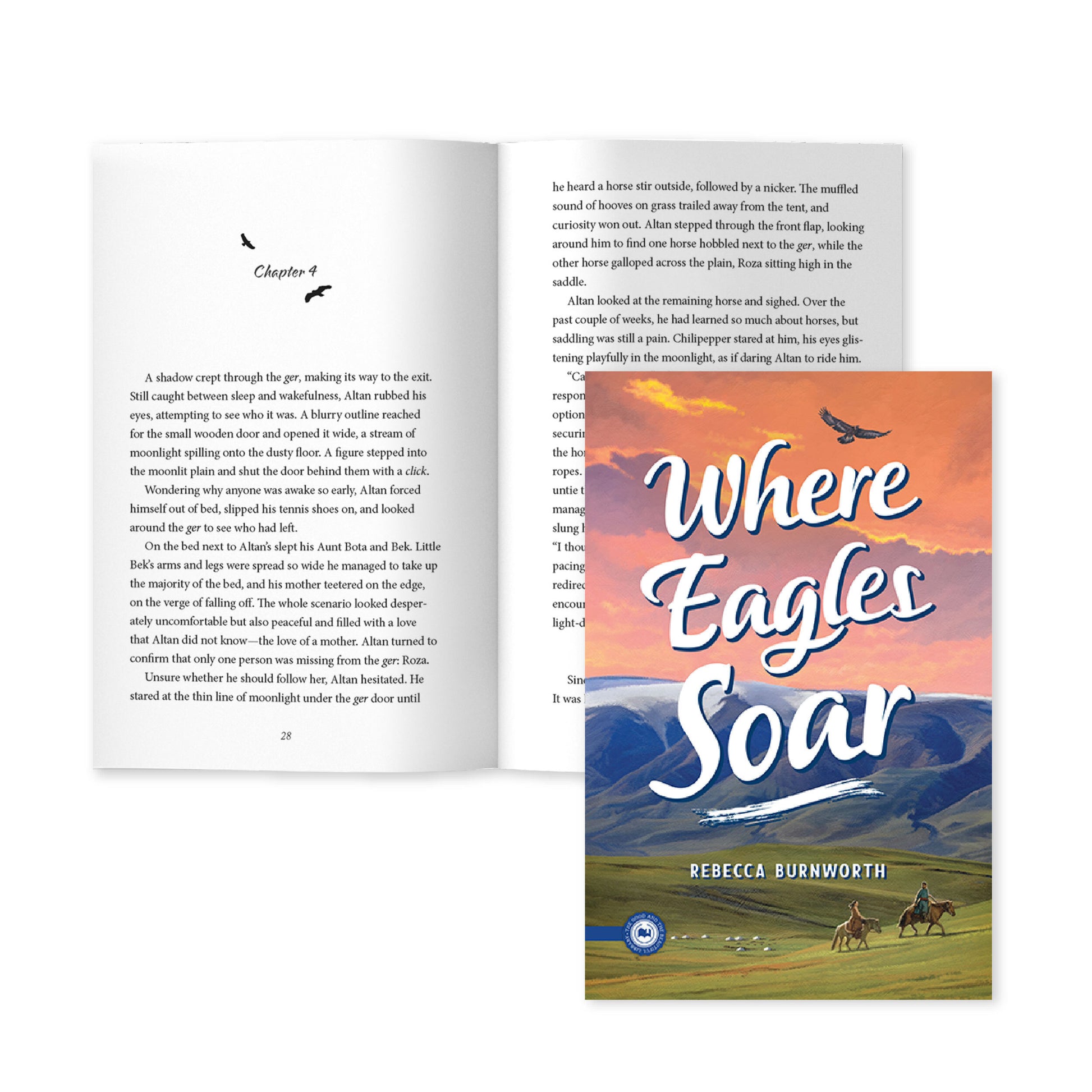The cover of the book "Where Eagles Soar" by Reecca Burnworth | The Good and the Beautiful