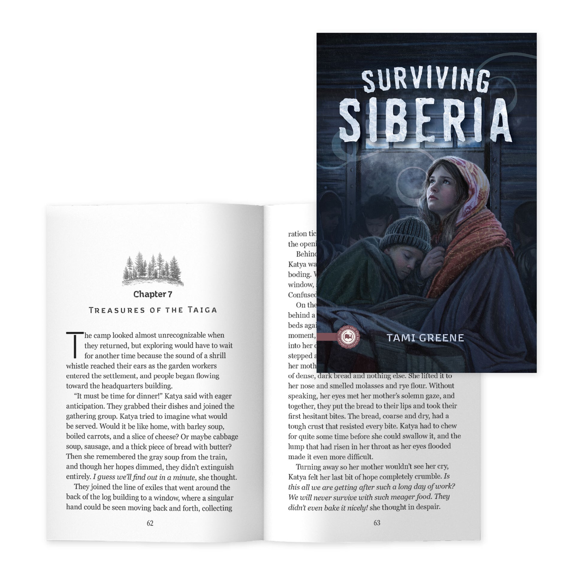 The book "Surviving Siberia" with a preview of chapter 7 | The Good and the Beautiful