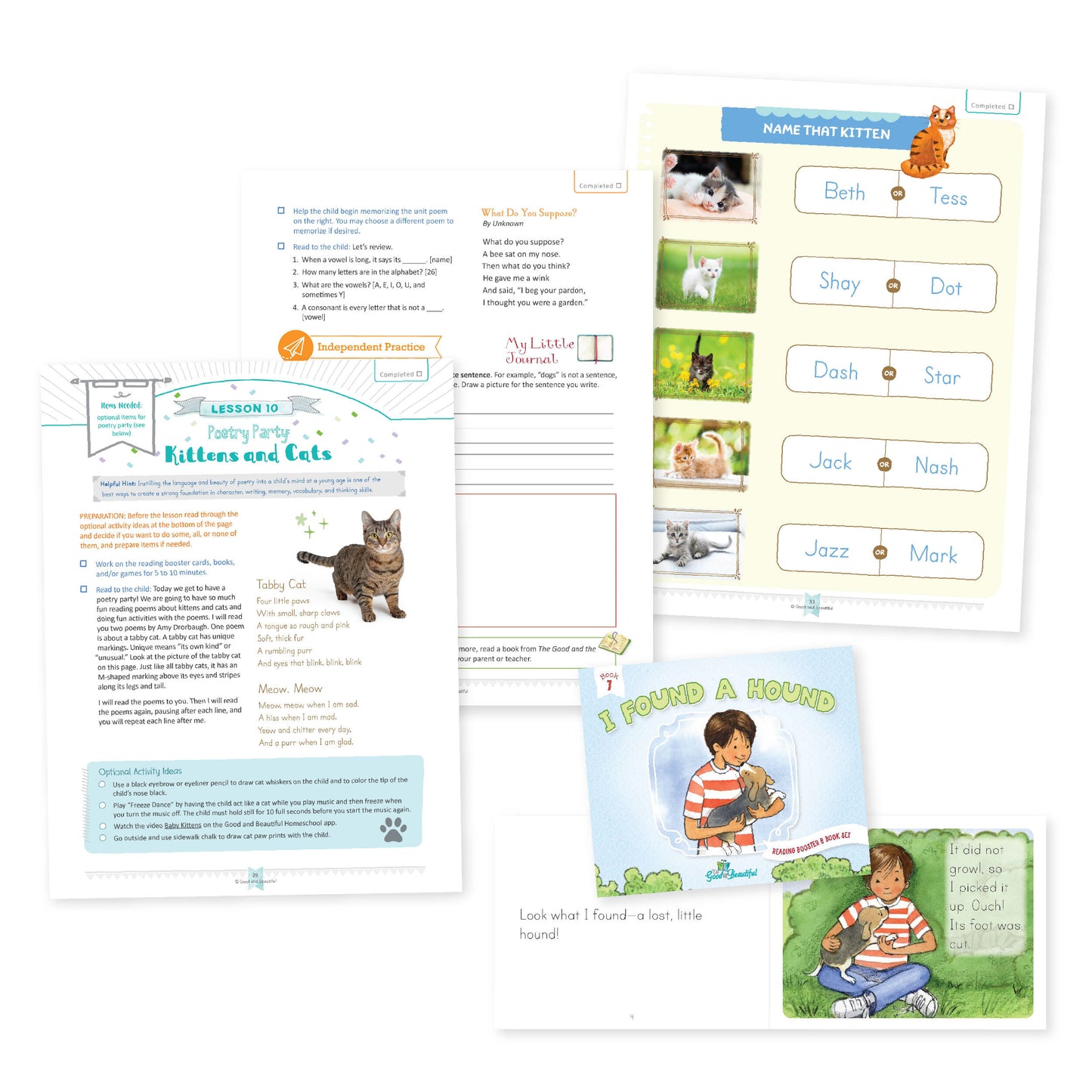 Language Arts Level 1 Activities | The Good and the Beautiful