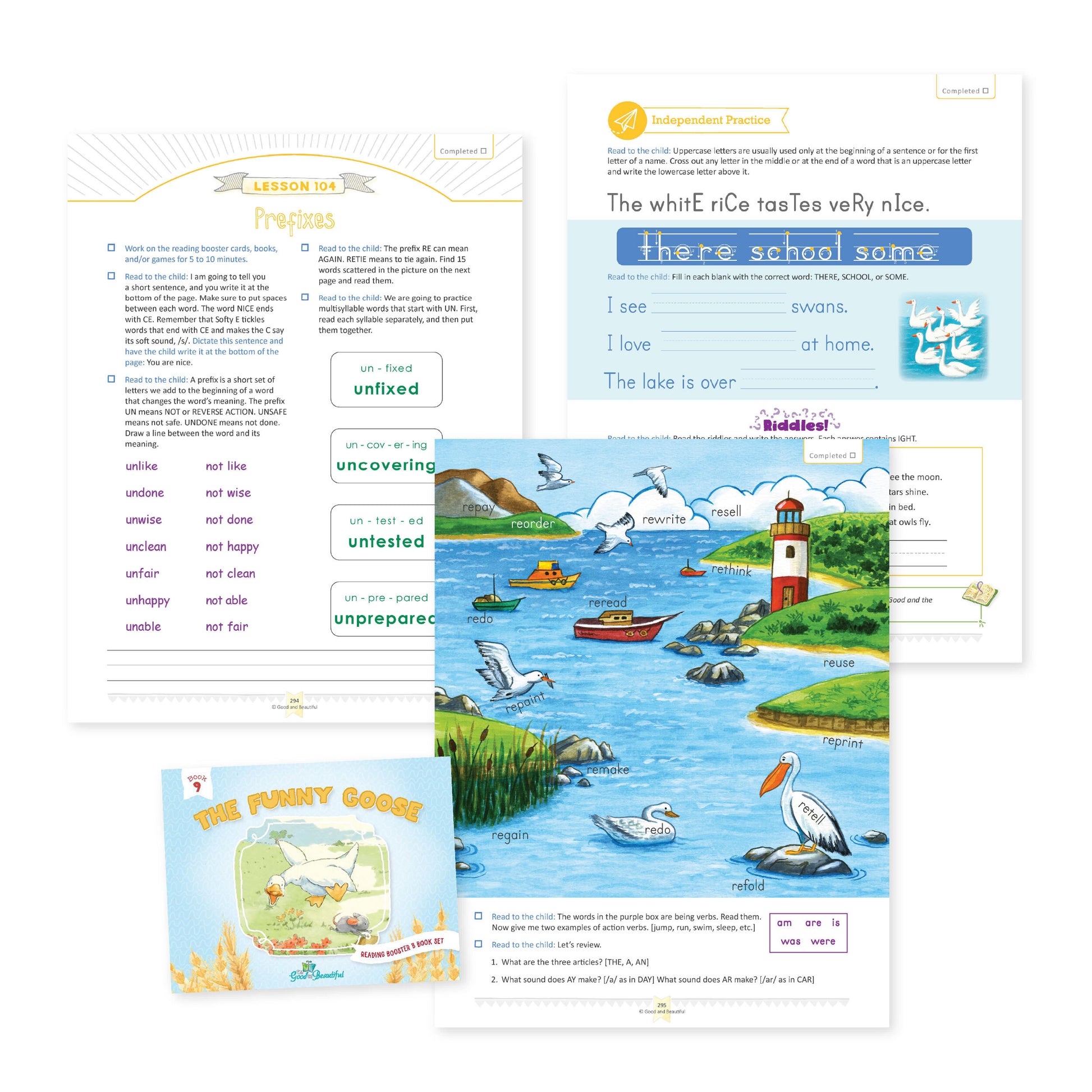 Language Arts Level 1 Pages | The Good and the Beautiful