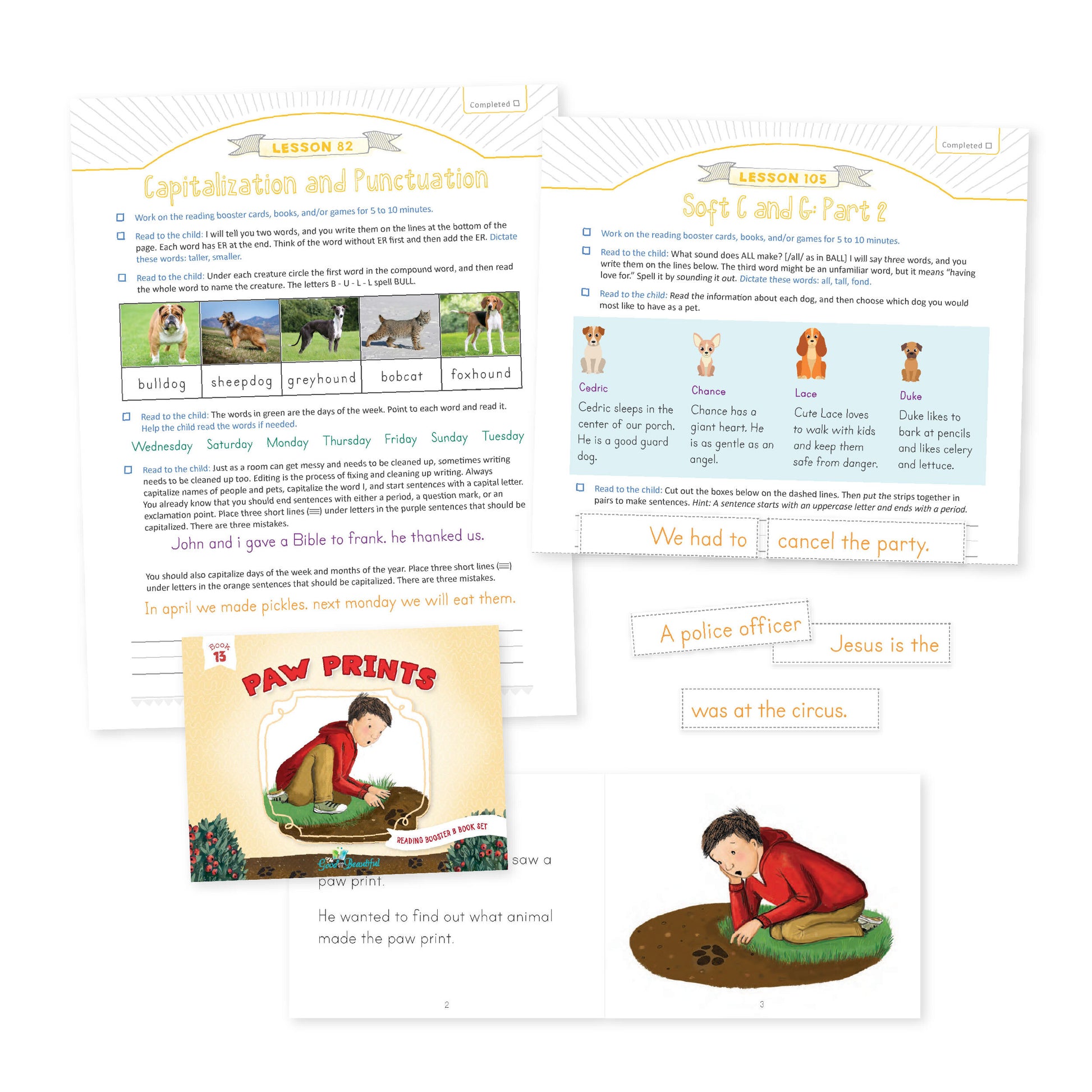 Language Arts Level 1 Activity Page | The Good and the Beautiful
