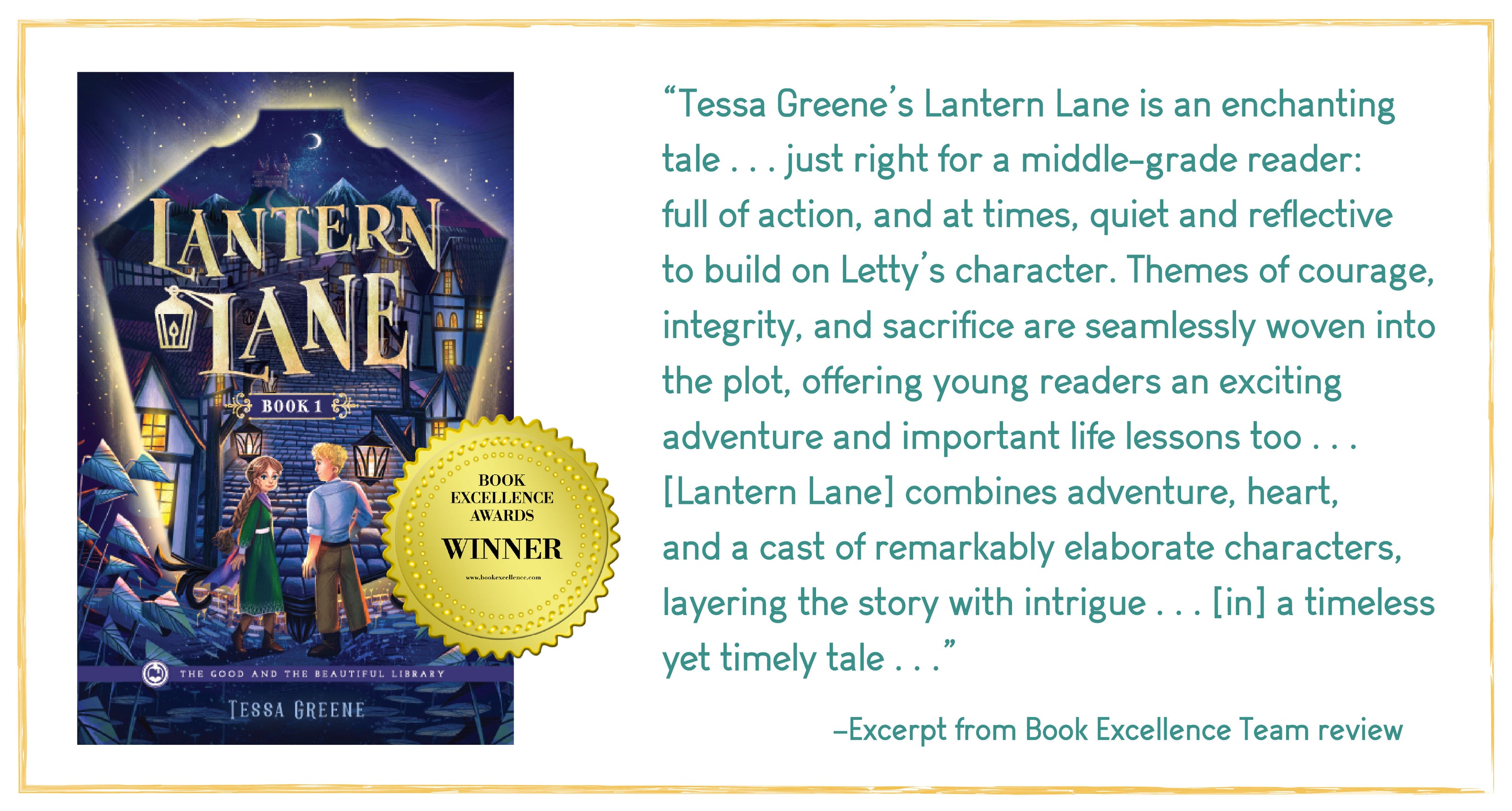 Lantern Lane Book 1 Book Excellence Award Winner Review | The Good and the Beautiful