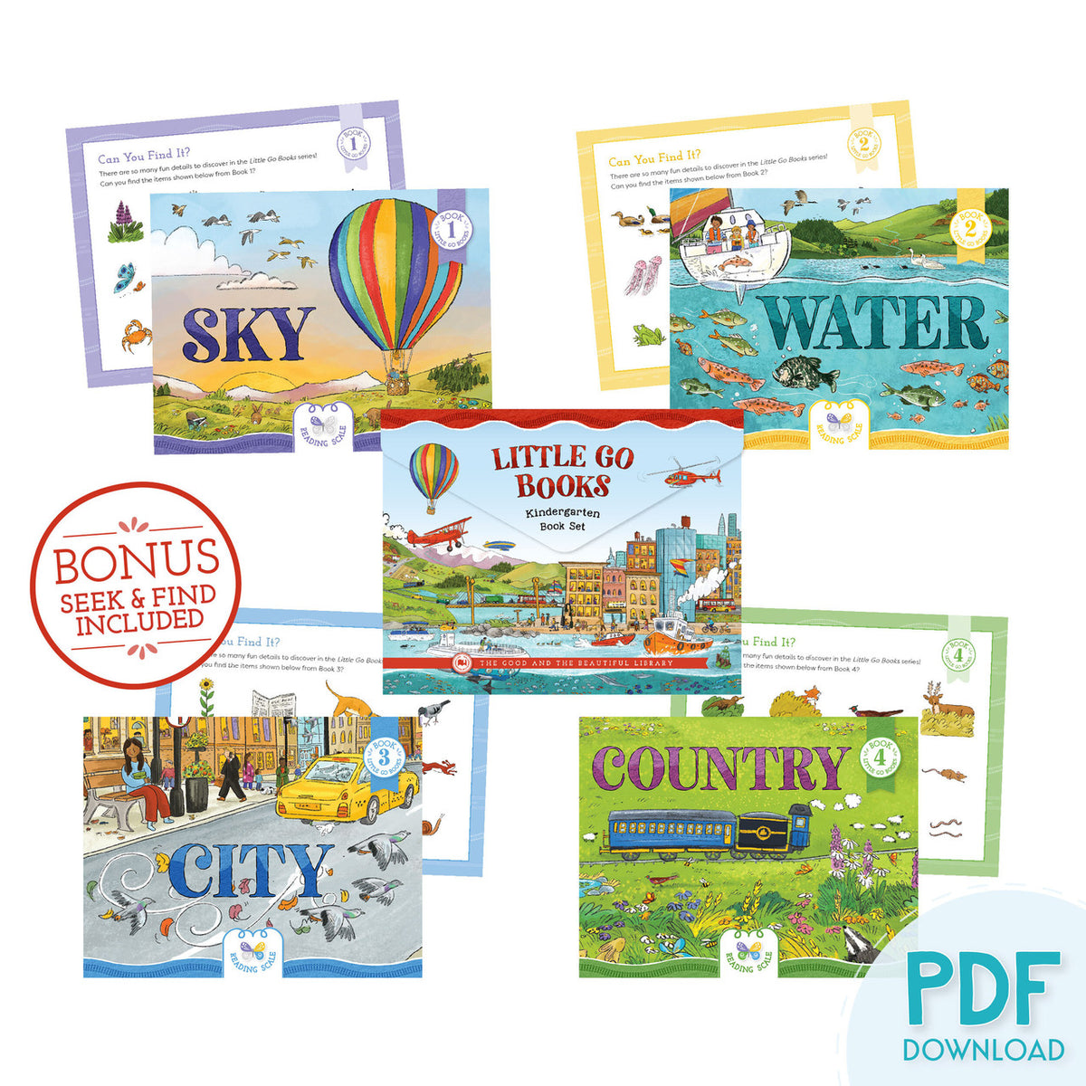 Kindergarten Books—Little Go Books: (PDF) – The Good and the Beautiful