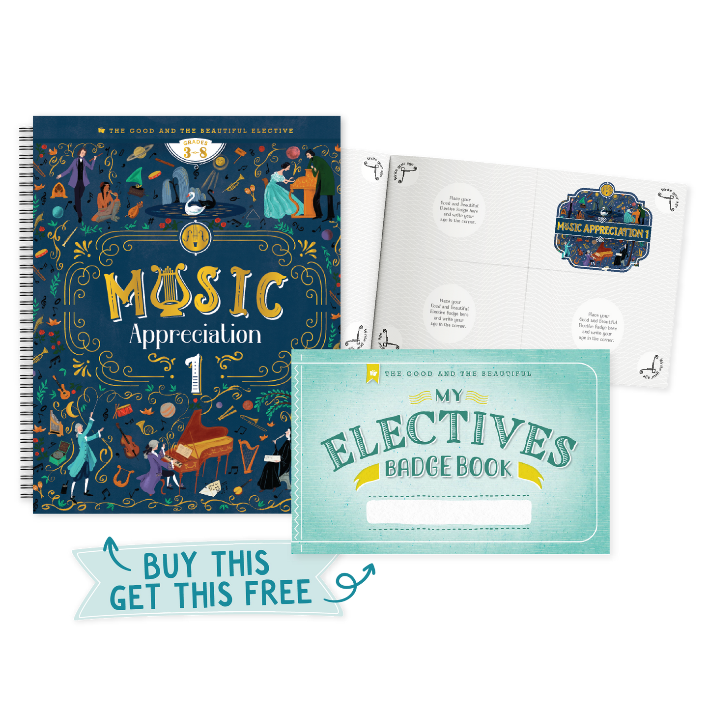 Music Appreciation Badge Book | The Good and The Beautiful