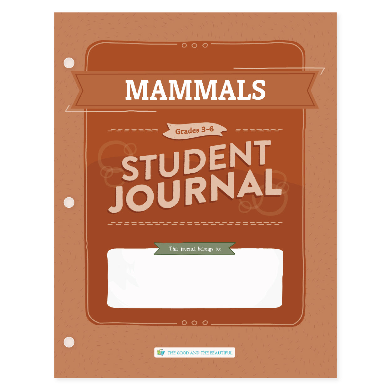 Mammals student journal for grades 3-6 cover | The Good and the Beautiful