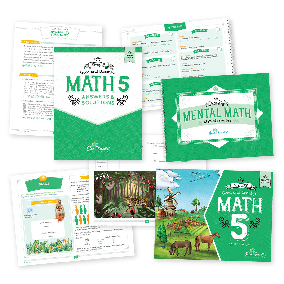 Math 5: Course Set – The Good and the Beautiful