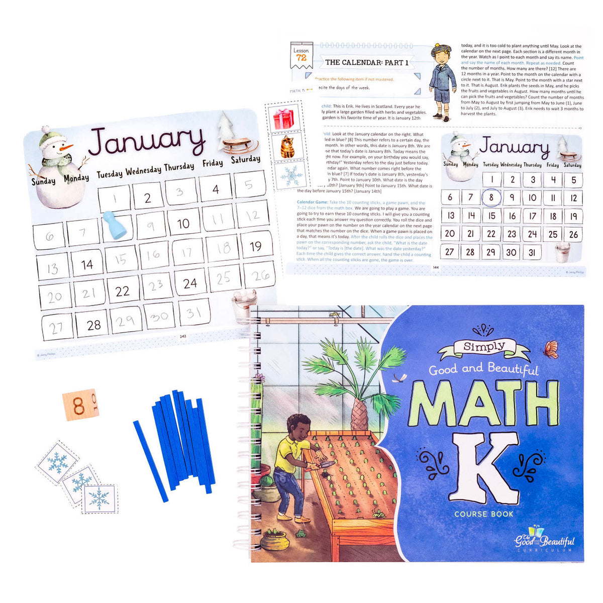 Math K: Course Set – The Good and the Beautiful
