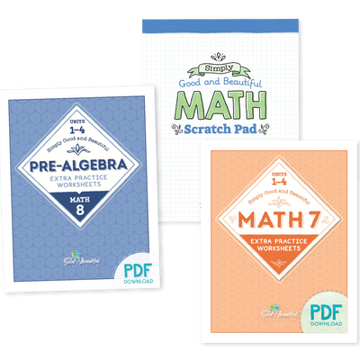 Math 6–8 Extras | The Good and the Beautiful