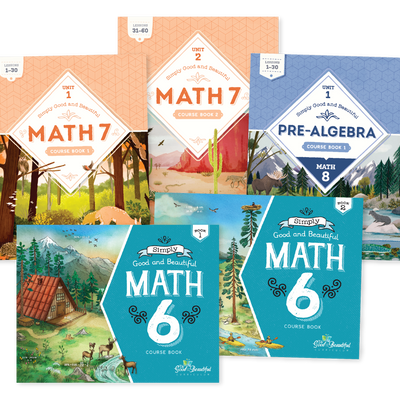 Math 6, 7 & Pre-Algebra | Math 8 | The Good and the Beautiful