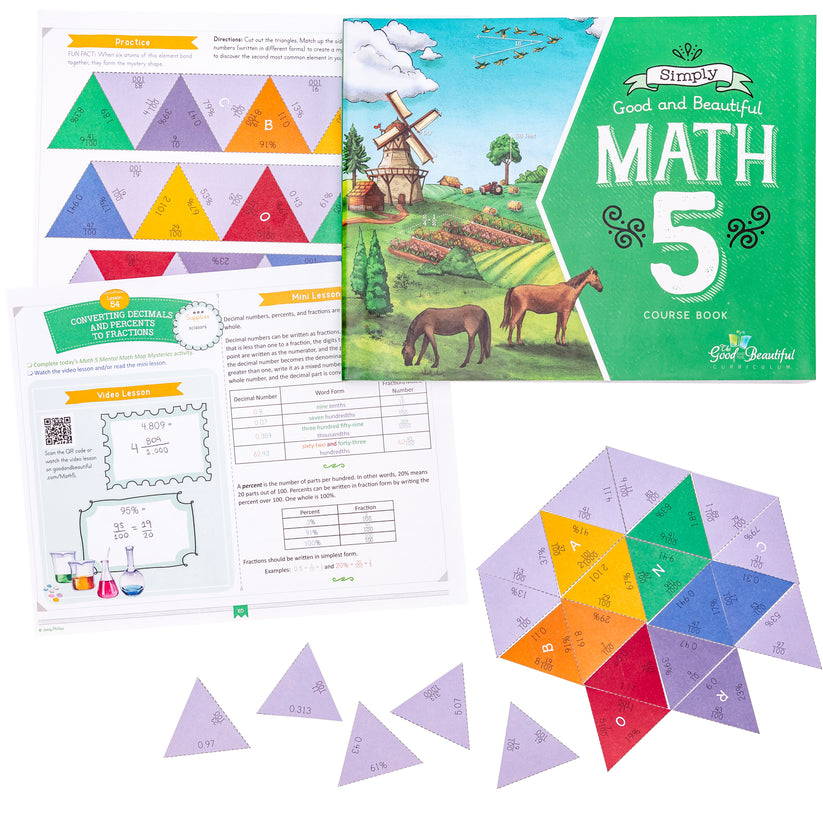Math 5: Course Set – The Good and the Beautiful