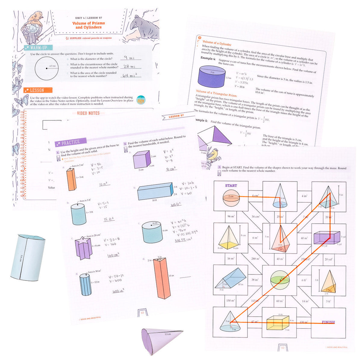 Cd Math Shape Math 7: Course Set – The Good and the Beautiful