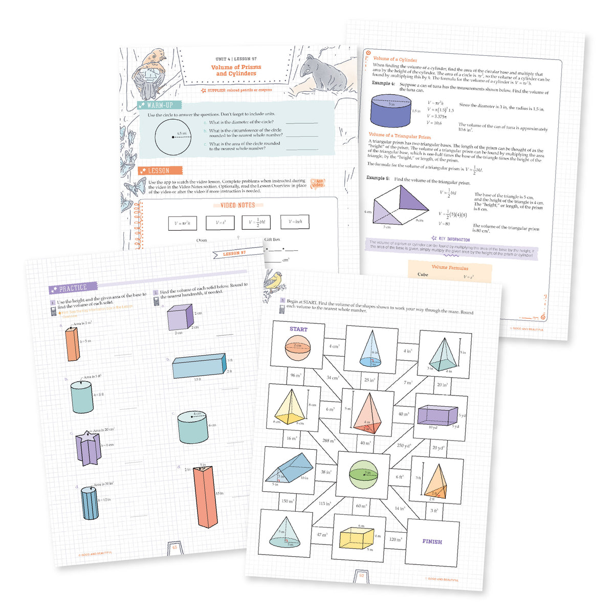 Math 7: Course Set – The Good and the Beautiful