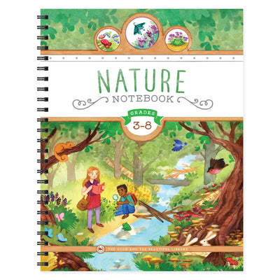 Nature Notebook for grades 3-8 cover | The Good and the Beautiful