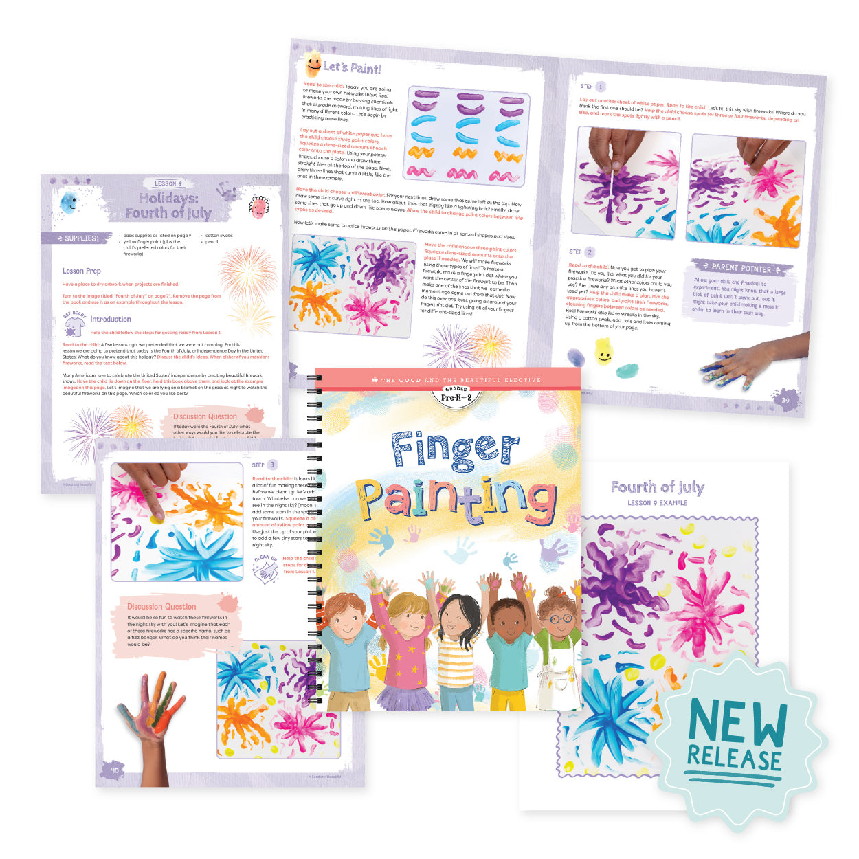New Release | Finger Painting Elective | The Good and the Beautiful
