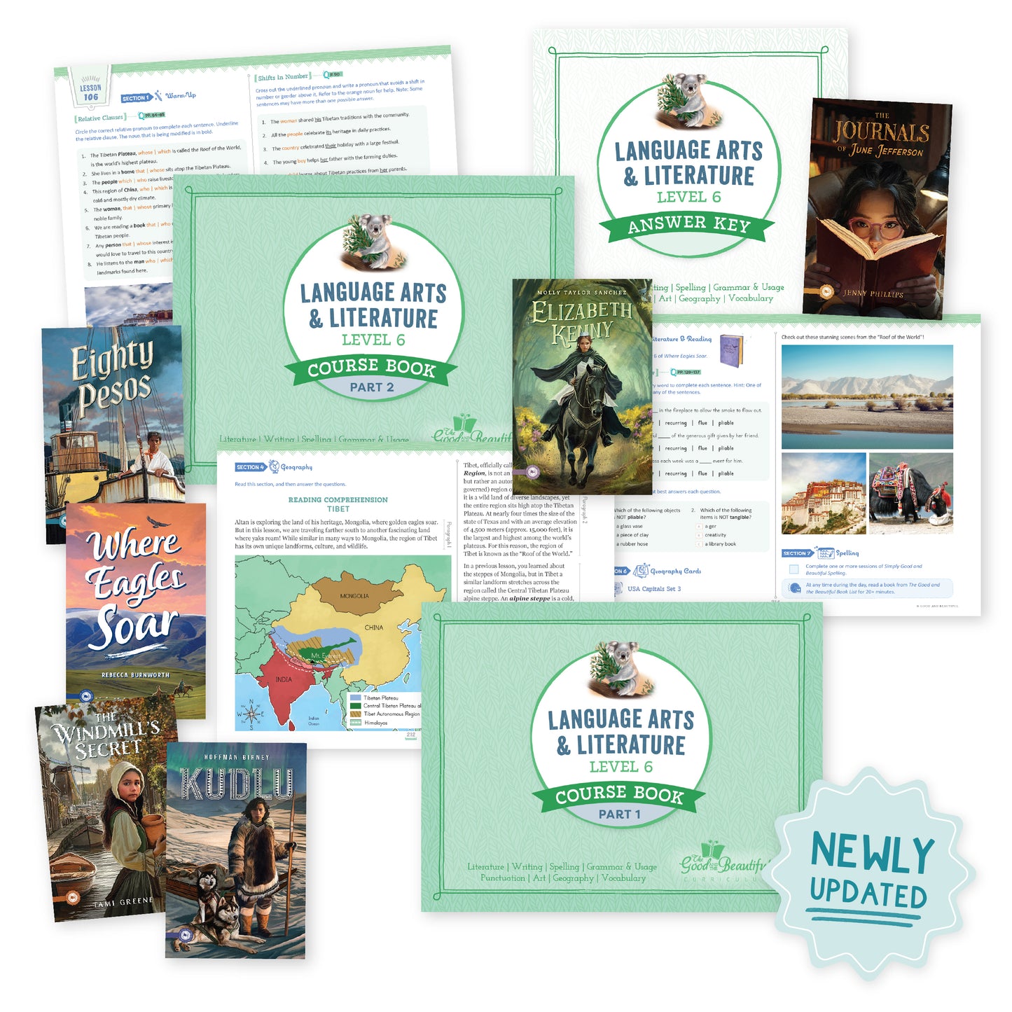 Level 6 Language Arts Course Set
