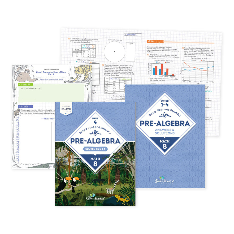 Pre Algebra Math Dictionary Pre-Algebra | Math 8: Course Set – The Good and the Beautiful