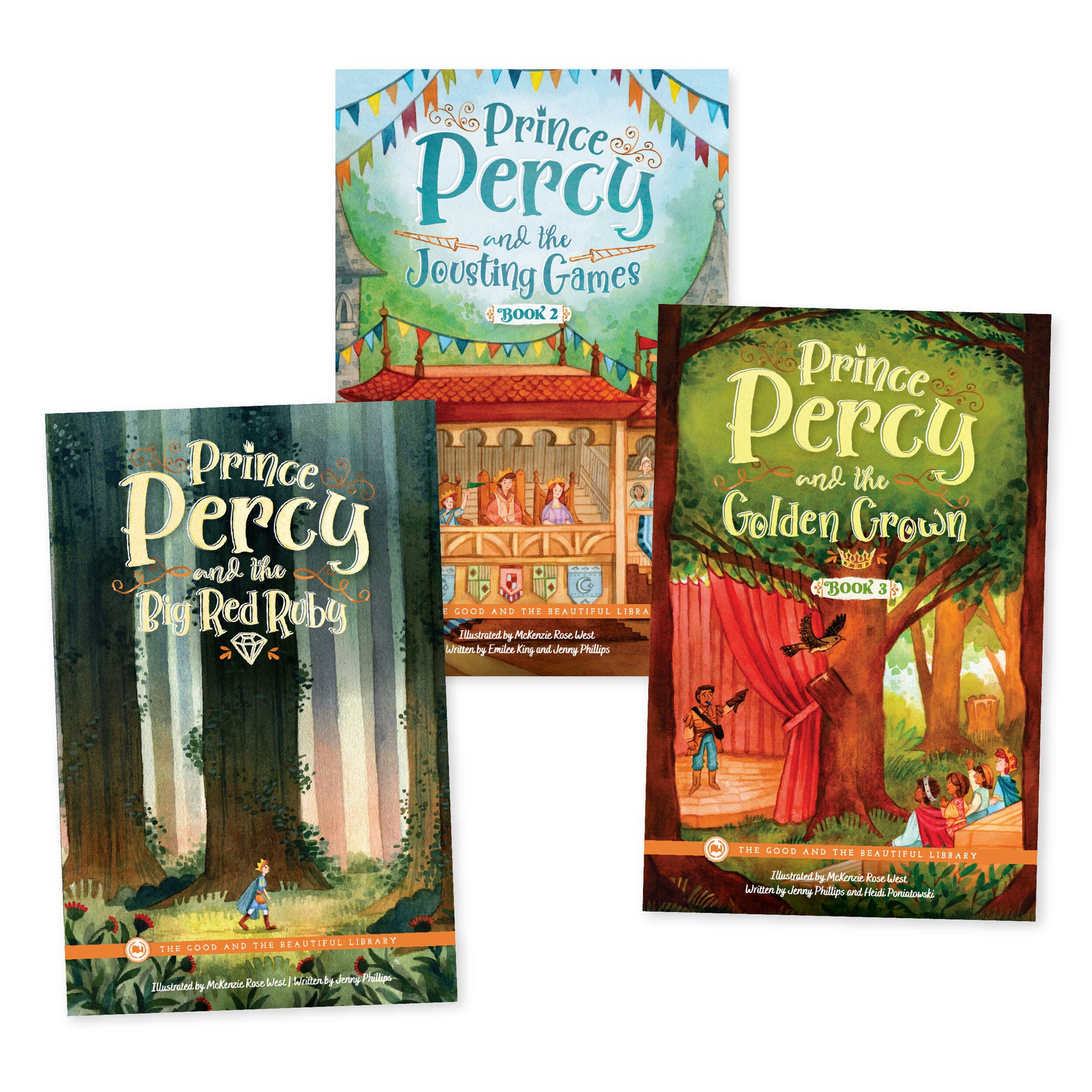 A collage of book covers from the Prince Percy book series | The Good and the Beautiful
