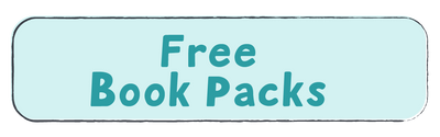 Light blue label with 'Free Book Packs' text | The Good and the Beautiful
