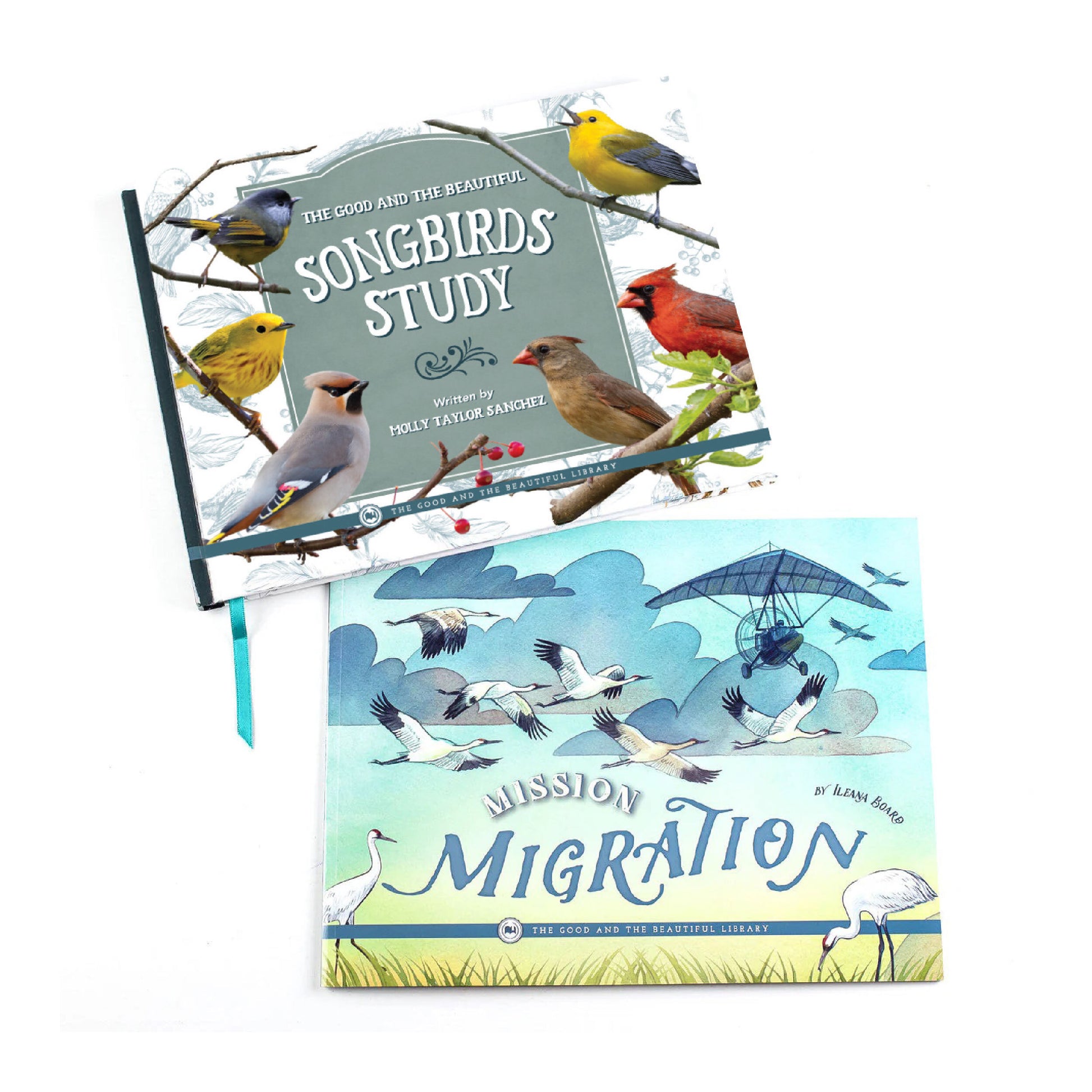 Two book covers of books about birds | The Good and the Beautiful