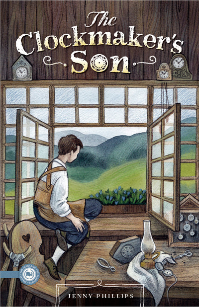 The book cover for "The Clockmaker's Son" written by Jenny Phillips | The Good and the Beautiful