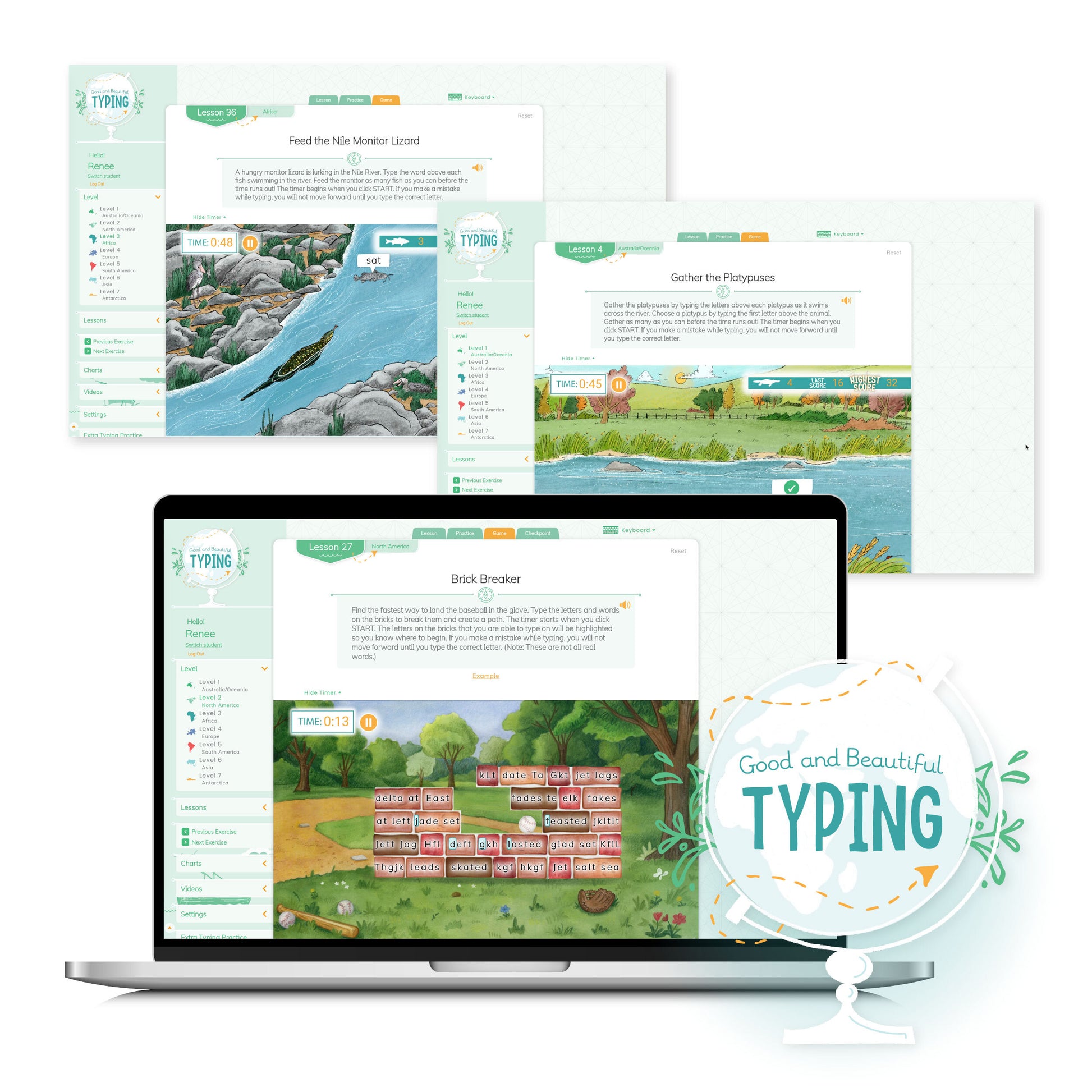 Good and Beautiful Typing sample pages | The Good and the Beautiful