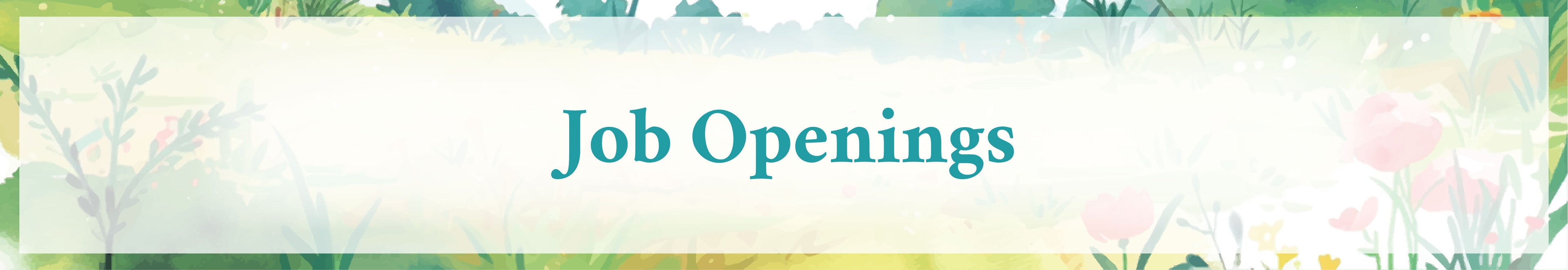 Job Openings Web Banner | The Good and the Beautiful
