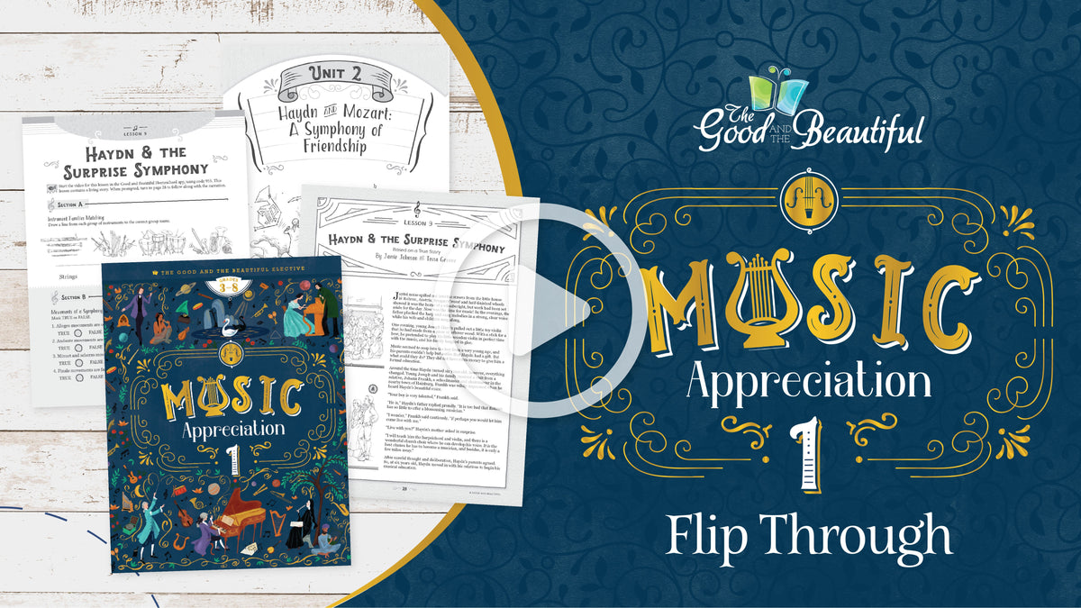 Music Appreciation Signature Assignment.pdf Music Appreciation FAQs, Videos, & Extras | The Good and the Beautiful