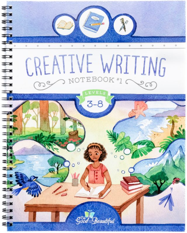 Homeschool Creative Writing Notebook 1 for Grades 3 to 8