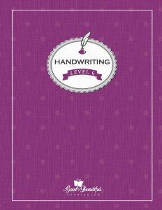 A handwriting workbook for 6h grade, teaching cursive. To supplement homeschooling Language Arts.
