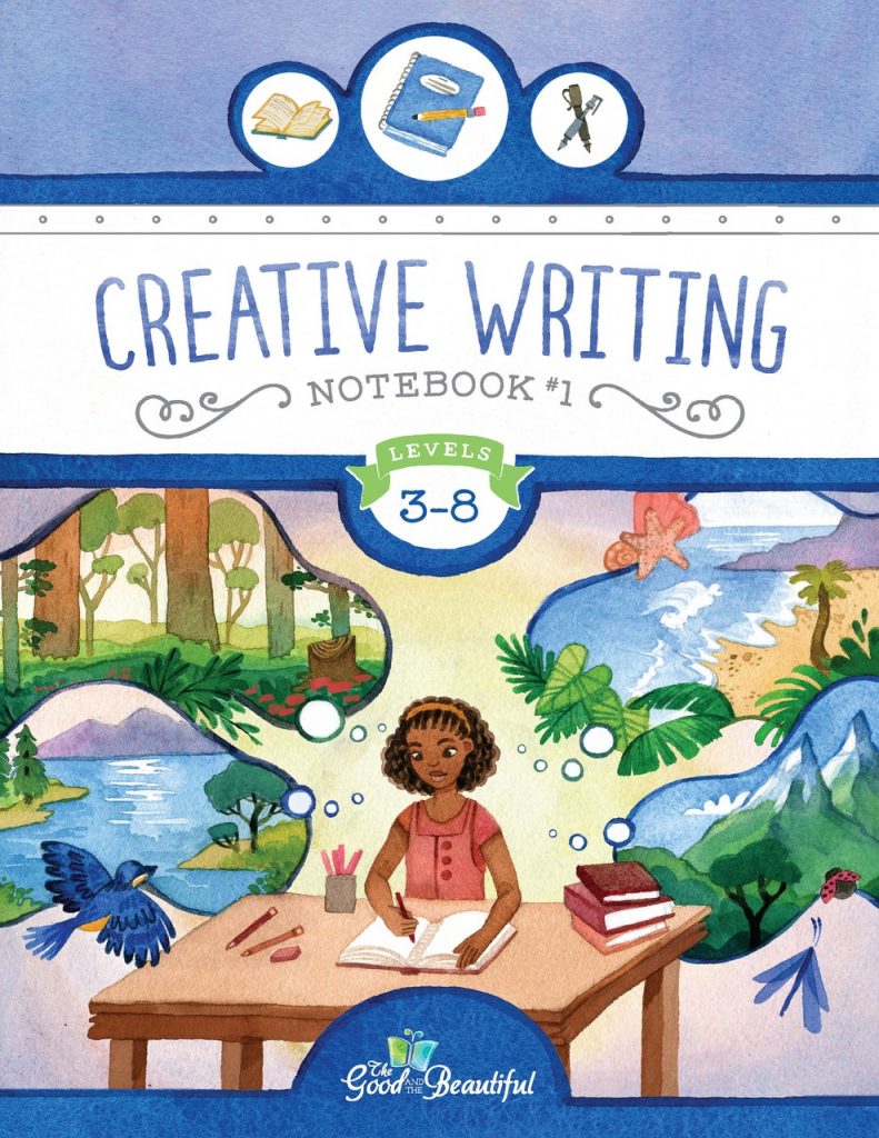 Front Cover Creative Writing Notebook #1 -3A