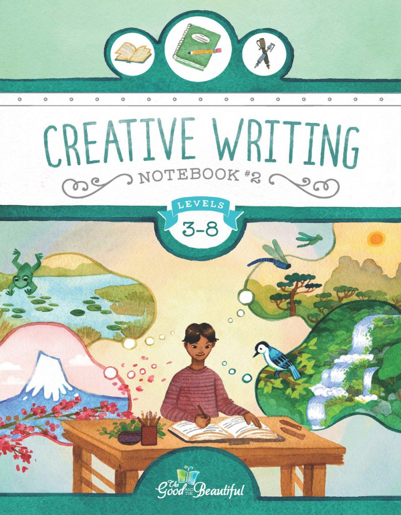 Homeschool Creative Writing Notebook 2 for Grade 3 to 8 Cover