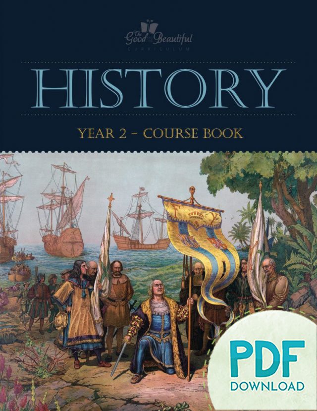 Homeschool History Year 2 Course Book PDF Download Cover