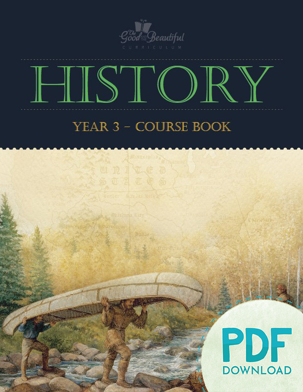 Homeschool History Year 3 Course Book PDF Download Cover