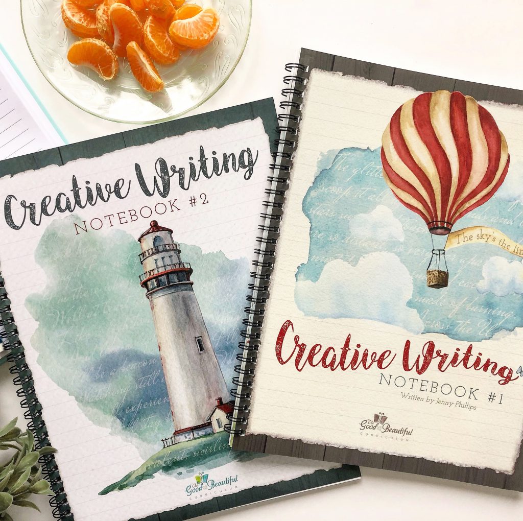 Front Covers Creative Writing Notebooks #1 and #2 - 1B