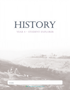 Front Cover History Year 4 Student Explorer