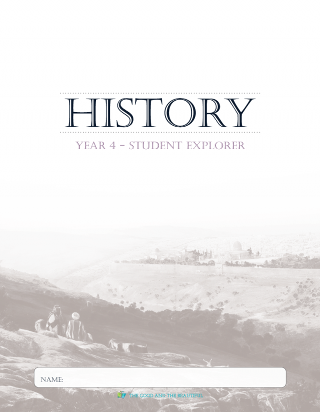 Front Cover History Year 4 Student Explorer