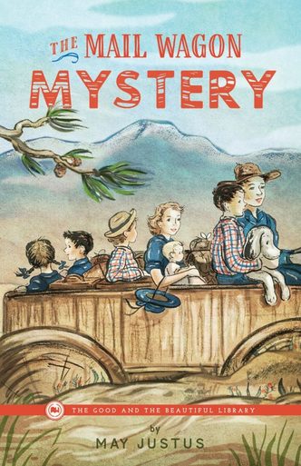 Front Cover The Mail Wagon Mystery by May Justus - 1C