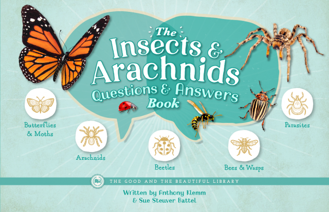 Front Cover The Insects and Arachnids Questions and Answers Book By Anthony Klemm and Sue Steuver Battel 2A