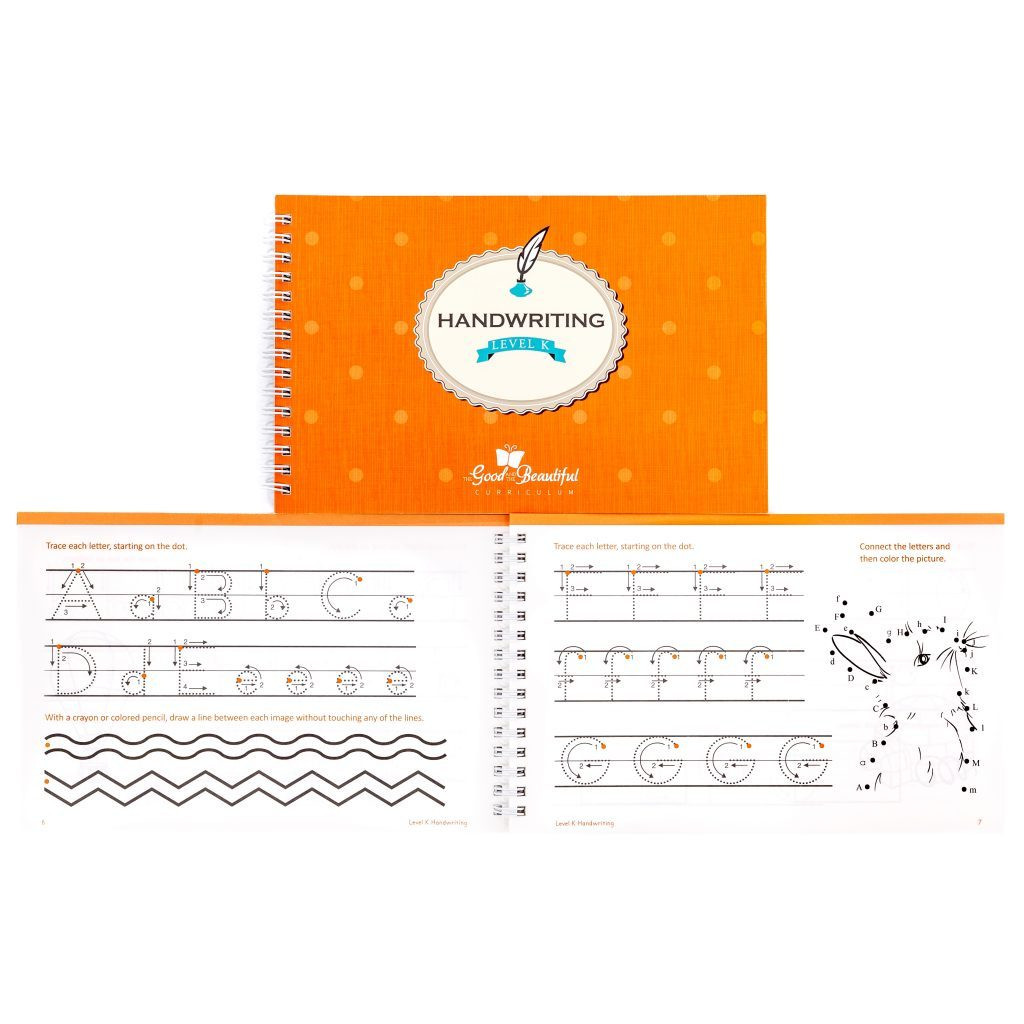 Homeschool Handwriting Workbook for Kindergarten