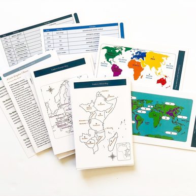 Geography & Poetry Cards