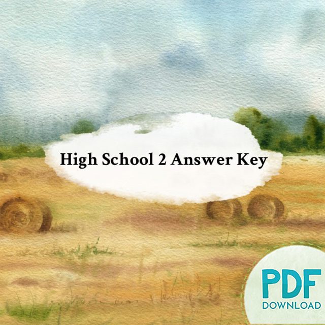 Homeschool High School Year 2 Answer Key PDF Download