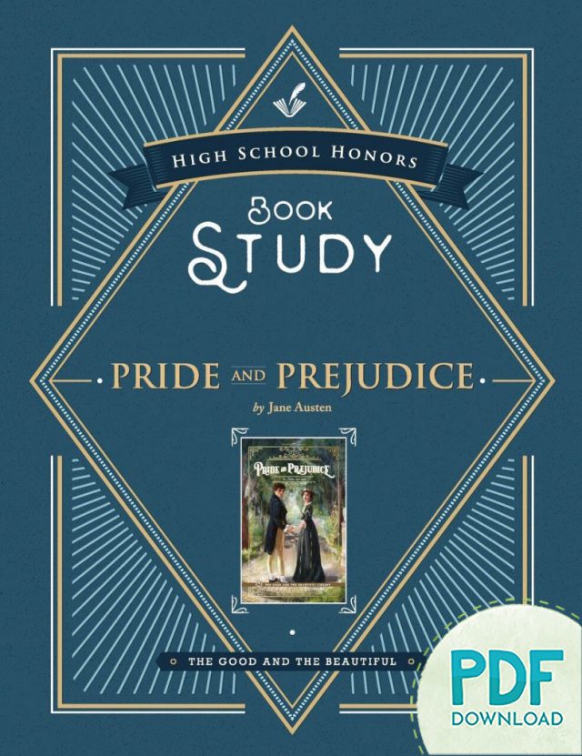 Homeschool High School Honors Book Study Pride and Prejudice by Jane Austen PDF Download