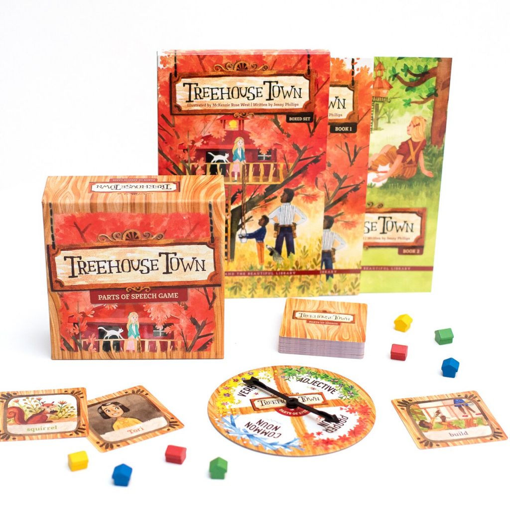 Graphic Treehouse Town Boxed Set and Game Set Upright - 1B