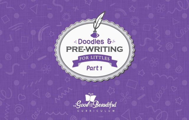 Front Cover of Doodles & Pre-Writing For Littles Part 1 - 1C