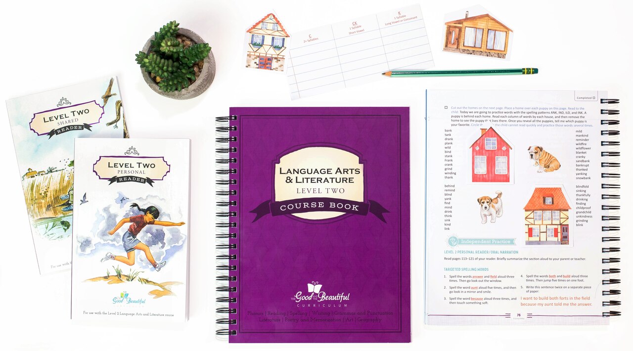 2nd grade homeschool curriculum from The Good and the Beautiful