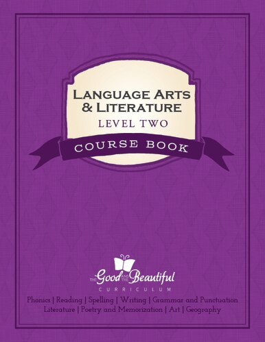 Front Cover Language Arts Level 2 Course Book - 1C