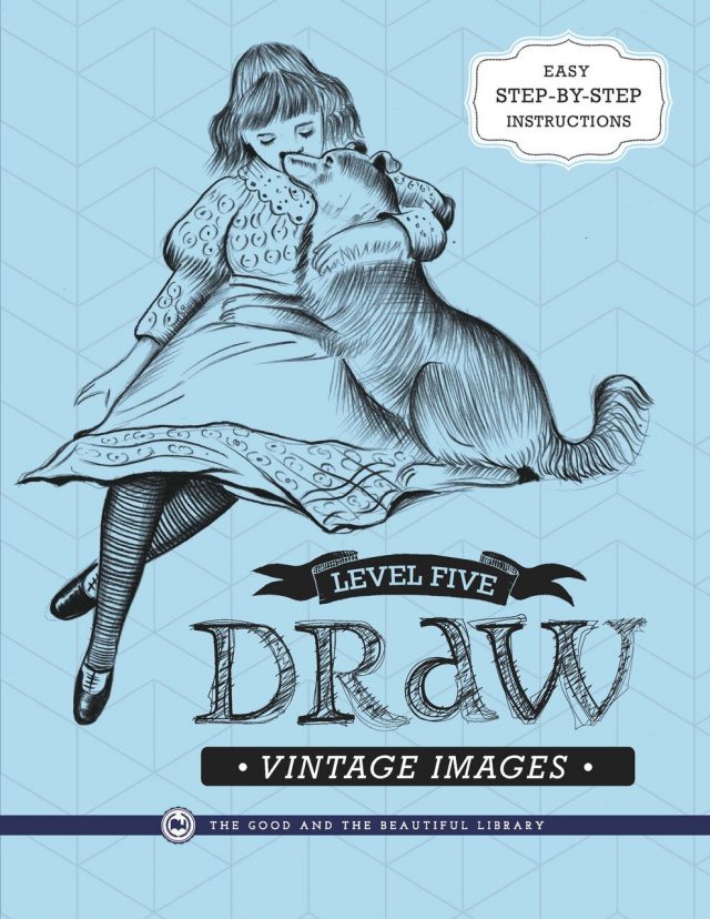Front Cover Level 5 Draw Vintage Images -2B