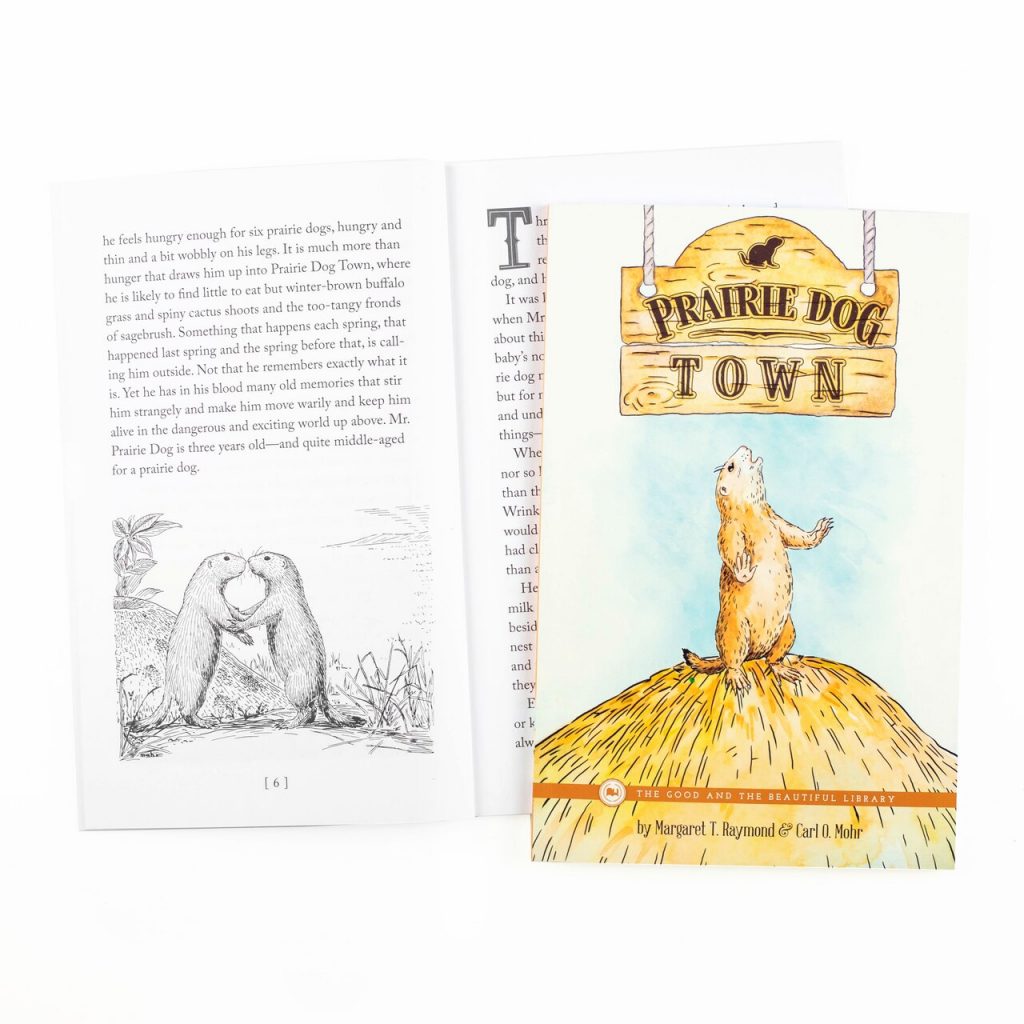 Front Cover and Spread Prairie Dog Town By Margaret T. Raymond and Carl O. Mohr -2A