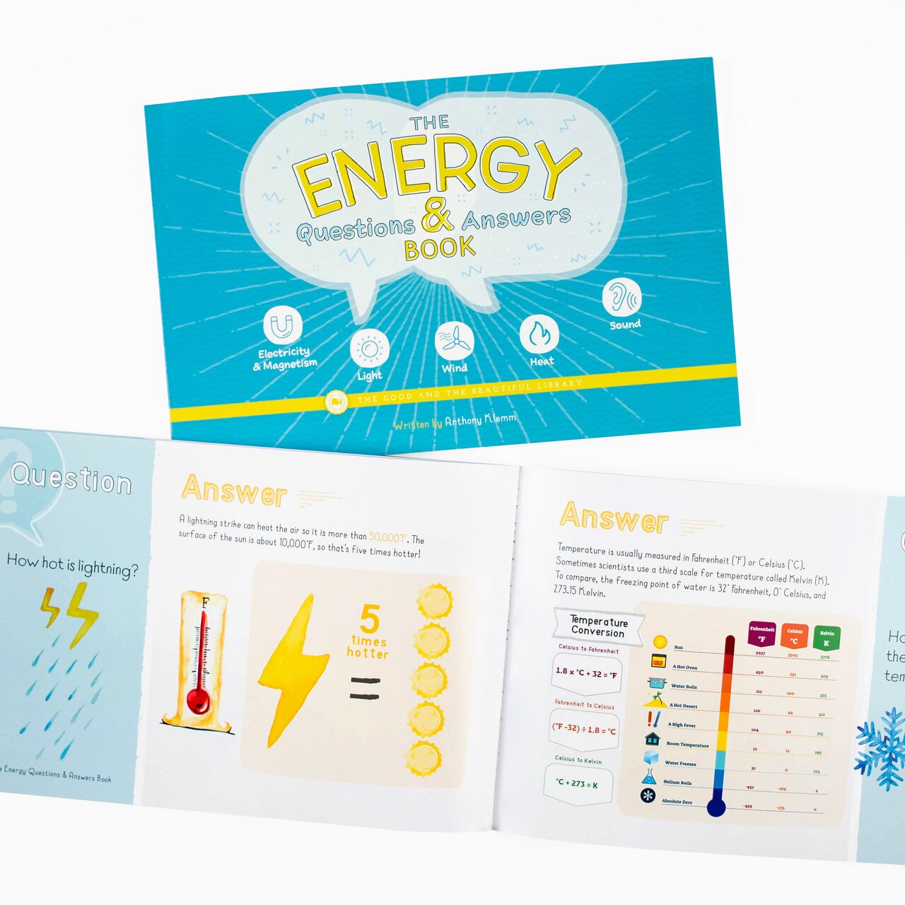 Front Cover and Spread The Energy Questions and Answers Book